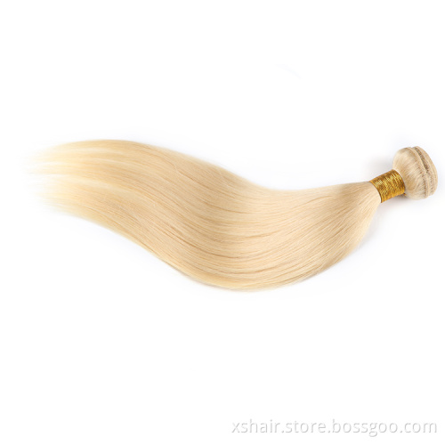 Free sample mink brazilian bone straight cuticle aligned human hair bundles with closure raw 613 virgin human hair bundles